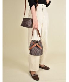 LA BAGAGERIE 【MONICA】編み込みハンドル2WAYバッグ