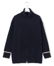 J.PRESS YORK STREET 【WOMEN】ウールカシミヤ デザインタートルネック ニット