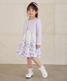 ANY KIDS 花柄プリント ワンピース