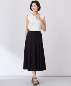 J.PRESS LADIES 【洗える】トリコットバイオ フレア スカート