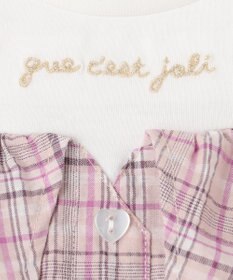 ANY KIDS オフショルダー フリル ブラウス