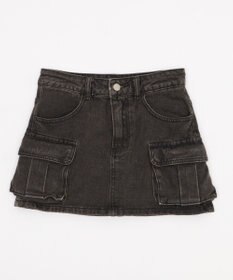 WEGO ハトメベルトカーゴデニムスカパン