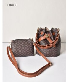 LA BAGAGERIE 【MONICA】編み込みハンドル2WAYバッグ