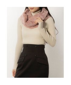 UNBILLION カシュネ cache nez / 畝入りフェイクファースヌード