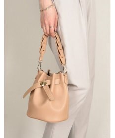 LA BAGAGERIE 【MONICA】編み込みハンドル2WAYバッグ