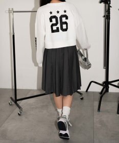 WEGO スターナンバリングショートスウェット