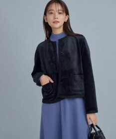 組曲 S 【2WAY・WEB限定】バックベロア リバーシブルジャケット