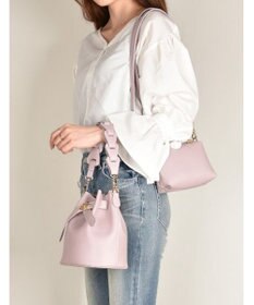 LA BAGAGERIE 【MONICA】編み込みハンドル2WAYバッグ