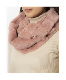 UNBILLION カシュネ cache nez / 畝入りフェイクファースヌード