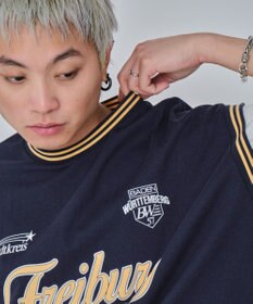 WEGO 【ユニセックス着用ITEM/MLサイズ展開】フェイクタンクグラフィックT（SS）