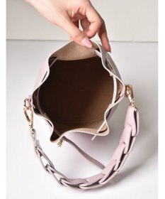 LA BAGAGERIE 【MONICA】編み込みハンドル2WAYバッグ