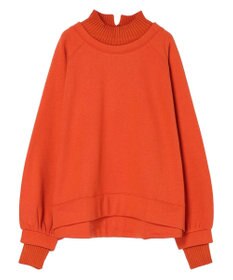 Green Parks 裏起毛ニットリブドッキングプルオーバー