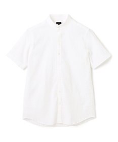 JOSEPH HOMME トライジャガードストレッチ   ウイングカラー半袖シャツ