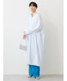 AMERICAN HOLIC 丈違いラメストライプワンピース