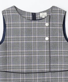 組曲 KIDS 【150-160cm】キチントチェック ジャンパースカート