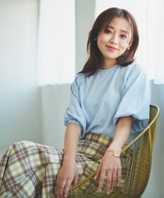 Feroux 【UVケア】バックリボンボリュームスリーブ Tシャツ