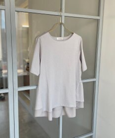 Feroux 【UVケア】バックペプラムチュニック Tシャツ