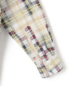 J.PRESS MEN 【J.PRESS ORIGINALS】India Madras Discharge Print Shirt