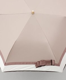 AURORA 【 Beaurance （ビューランス）】サマーシールド　リボン切り継ぎ加工晴雨兼用パラソル（折りたたみ）