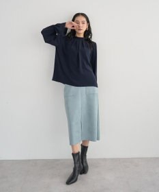 YECCA VECCA タックデザインブラウス