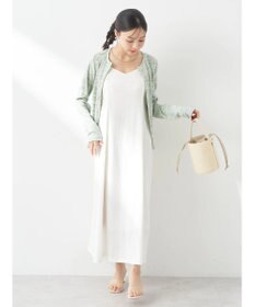 earth music&ecology メランジリブカーディガン