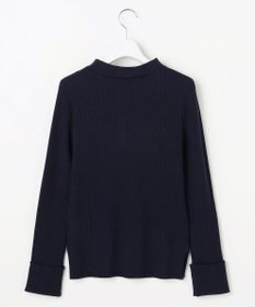 ANY SIS S CICA加工 襟デザイン ニット