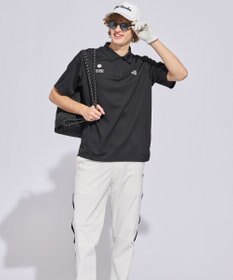 PW CIRCULUS 【MEN】ミニワッフル鹿の子ポロ ゴルフ