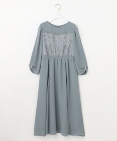 ANY SIS S 【洗える】フラワー刺繍パーツ ワンピース