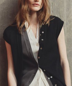 uncrave スムースニット 2WAYジレ