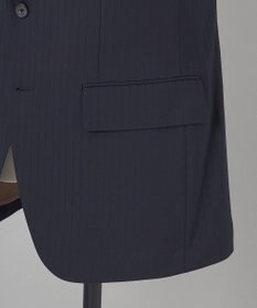 GOTAIRIKU 【御幸毛織】 WOOL×SOLOTEX ストレッチスーツ（平織/ネイビー）