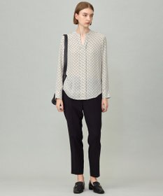 ICB 【UVカット・洗える】ウール2WAYストレッチ ドロストパンツ