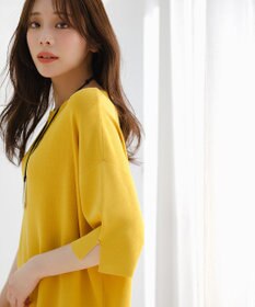 ANY SIS 【アイスタッチ】ボートネックニット プルオーバー