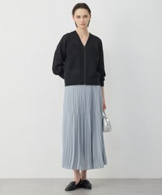 ICB L シアージャカード ニットブルゾン