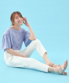 ANY SIS 【UVケア・接触冷感・撥水】クールタッチミラクルガード テーパード パンツ