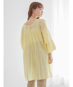 AMERICAN HOLIC バックギャザーＶネックシアーシャツ