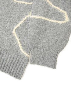 AMERICAN HOLIC ニュアンスライン柄ニットプルオーバー