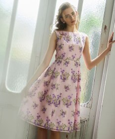TOCCA VIOLETS BLOOM ドレス ライラック系7