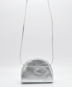 blancle メタリックレザー ハーフサークルショルダー