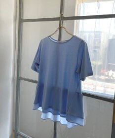 Feroux 【UVケア】バックペプラムチュニック Tシャツ