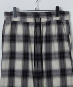 WEGO 【ウエストゴム】オンブレチェックイージーパンツ