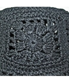 ATRENA 花柄細網みハット