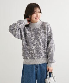 Green Parks ・ｓｗｉｎｇ　ｂｙ　アラベスクジャカードニット