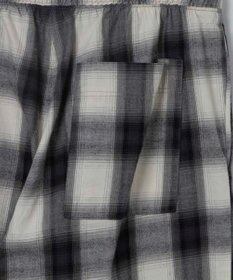 WEGO 【ウエストゴム】オンブレチェックイージーパンツ