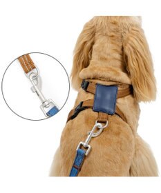 PET PARADISE ペットパラダイス スリム ハーネス＆リード 《デニム》 ＳＭ 中型犬