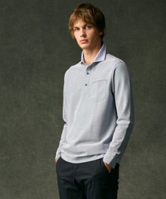 JOSEPH ABBOUD 【サスティナブル】オーガニックコットンダディ  ポロ