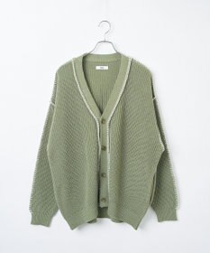 WEGO ハンドステッチカーディガン