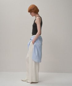 ATON LINEN TWILL | タックイージーパンツ