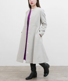 TOCCA 【消臭】RHYTHMIC PACE 千鳥柄コート