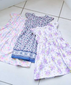 ANY KIDS 総柄 サマーワンピース