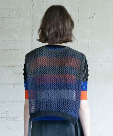 COQ STRATA 和紙ショート丈ベスト